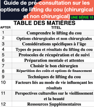 explication du lifting du cou, chirurgical vs non chirurgical - Image 2