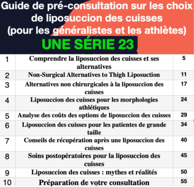 Liposuccion des cuisses et alternatives - Image 2