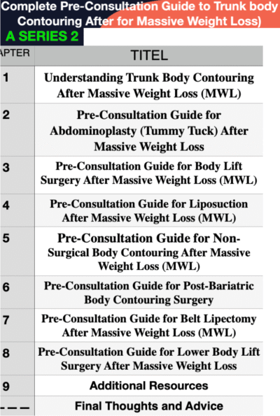 trunk body contouring after massive weight loss include - Image 2